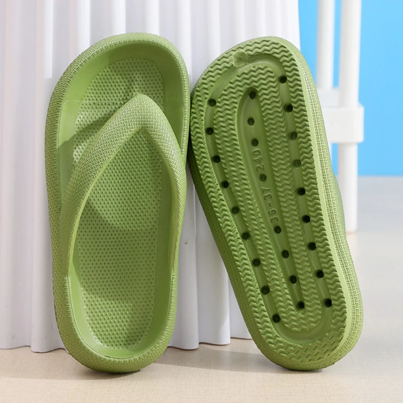 Men'S Shoes With Platform - Kaymaz Platform Parmak Arası Terlikler Kadın