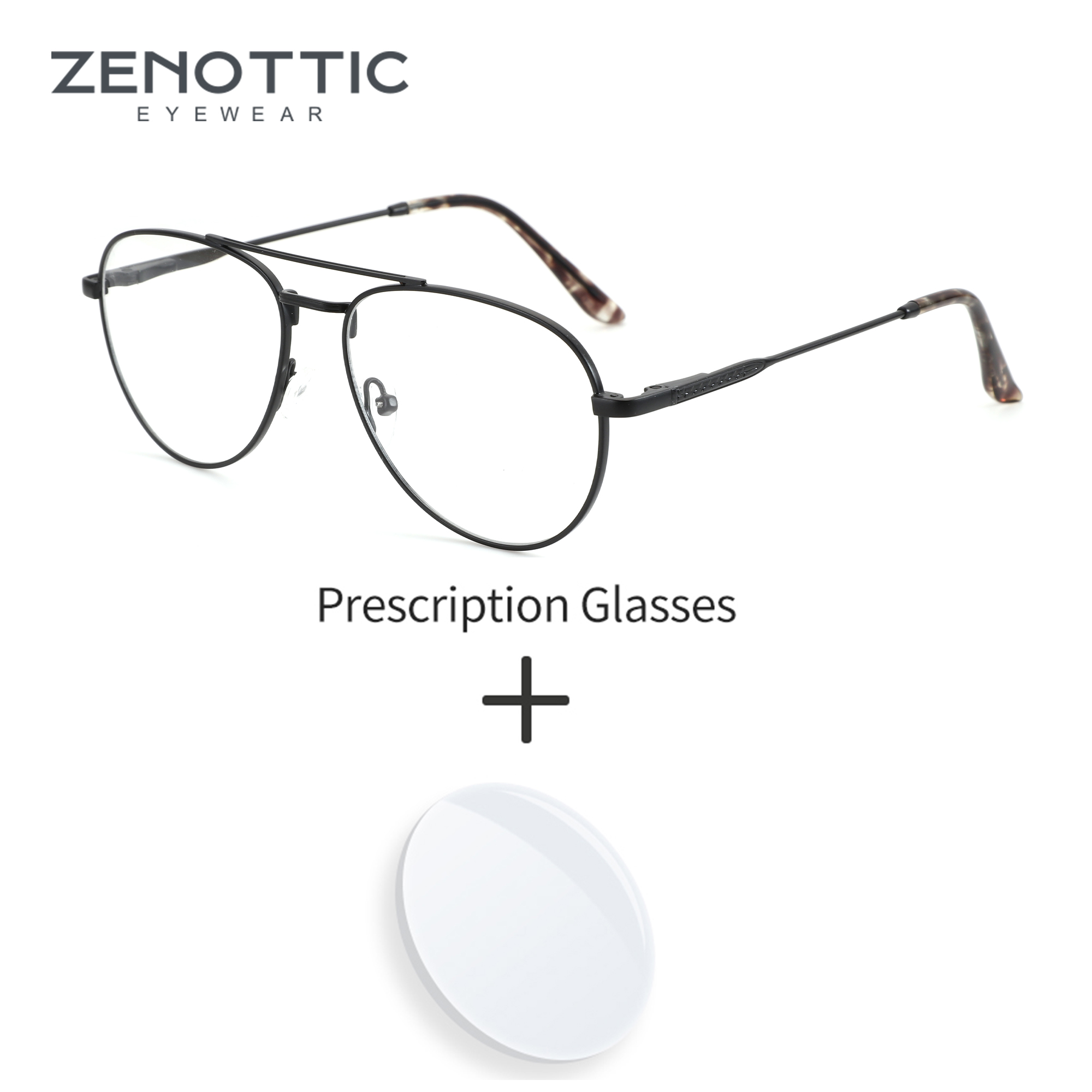 Men Shoes Zegna - ZENOTTIC Klasik Aviator Reçete Gözlük Anti