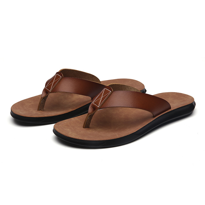 Men'S Shoes Qn - 38-47 Yeni İtalyan Deri Parmak arası