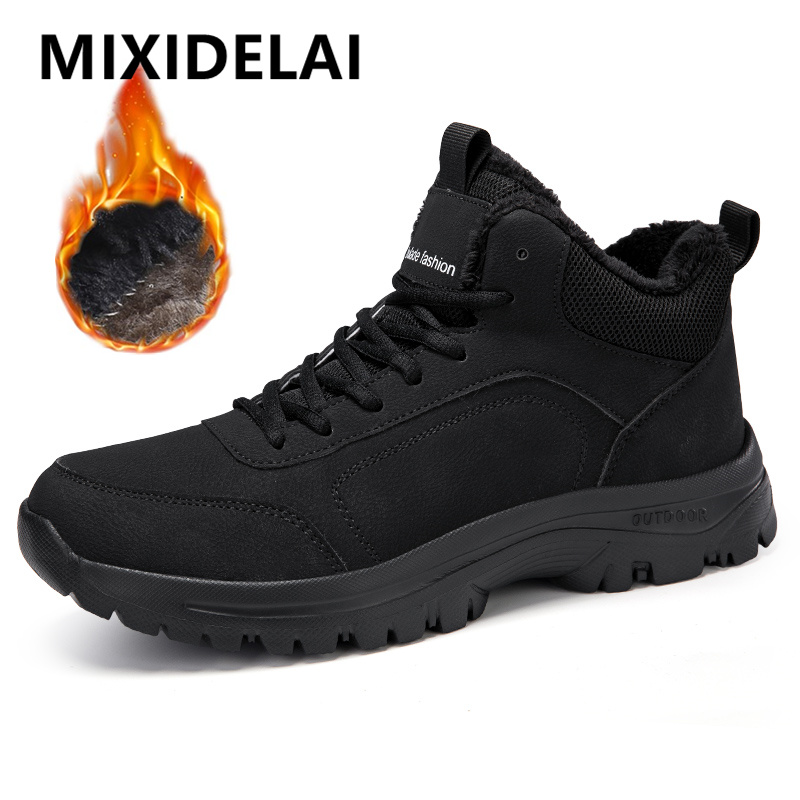 Men'S Shoes Qn - Kış erkek botları sıcak peluş erkek