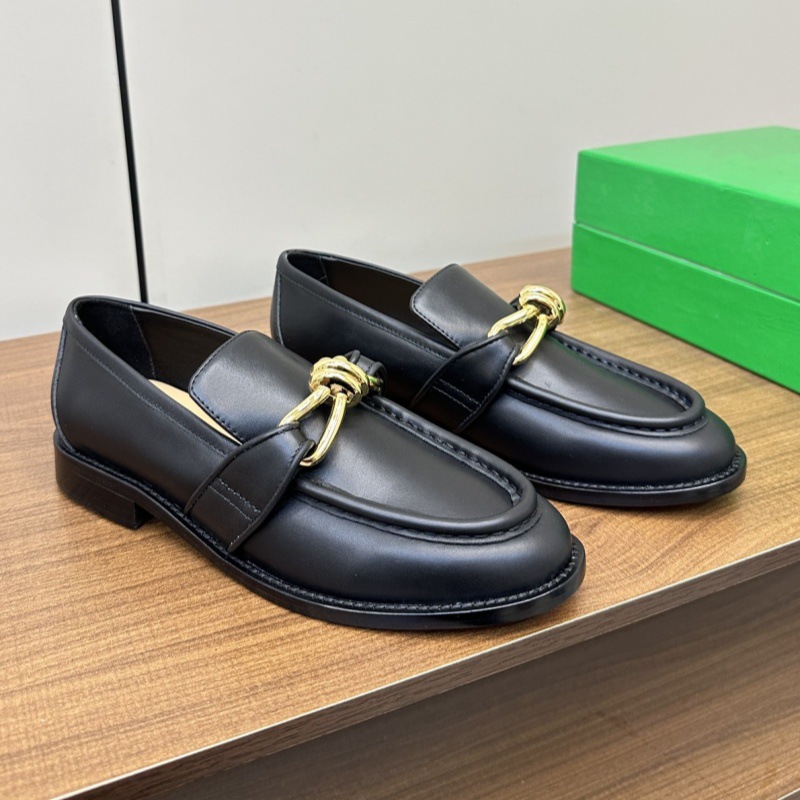Men'S Shoes Qn - 2026 Yeni Kadın Loafer'ları Metal Düğümlü
