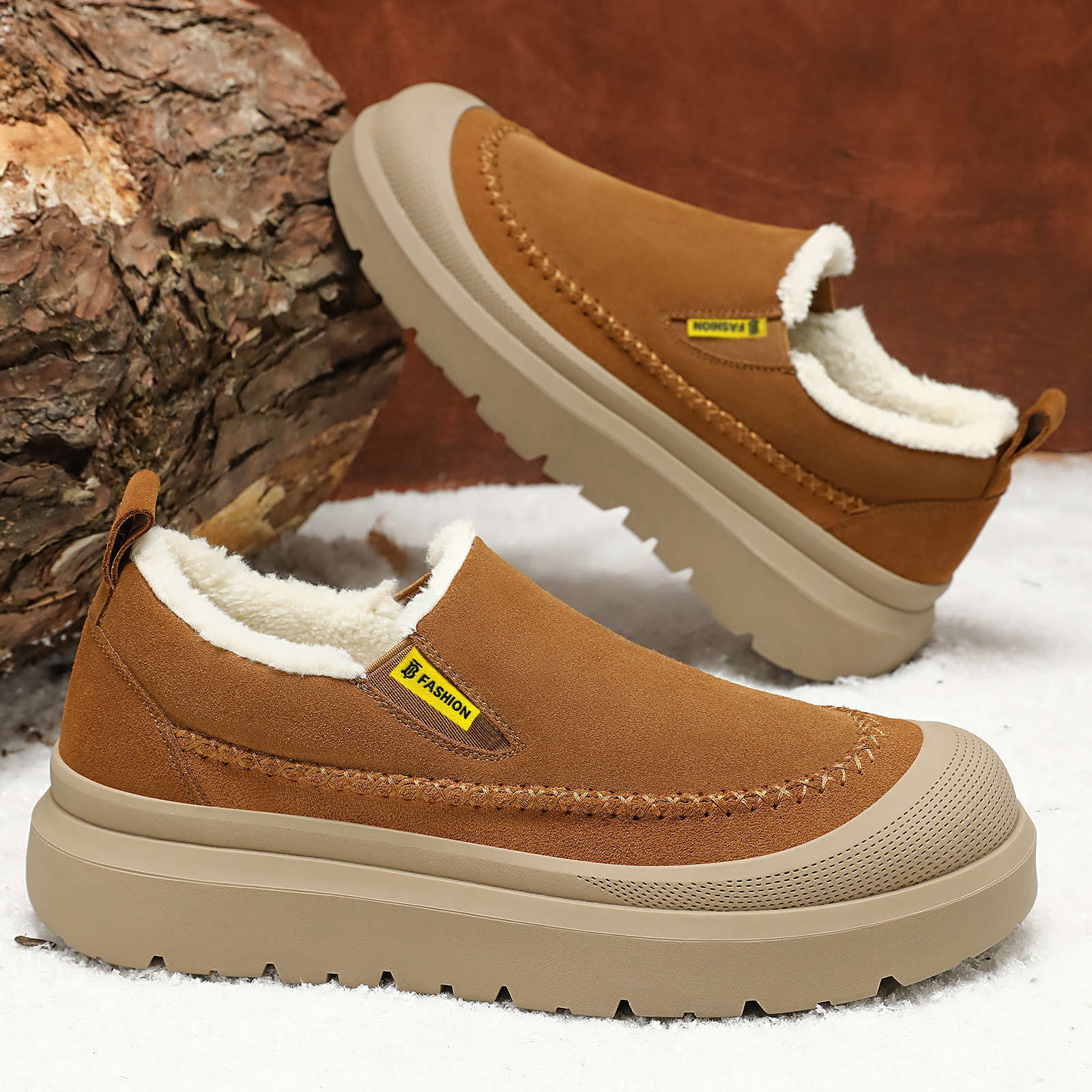 Men'S Shoes To Increase Height - Kışlık Erkek Bilek Botları Kalın Tabanlı