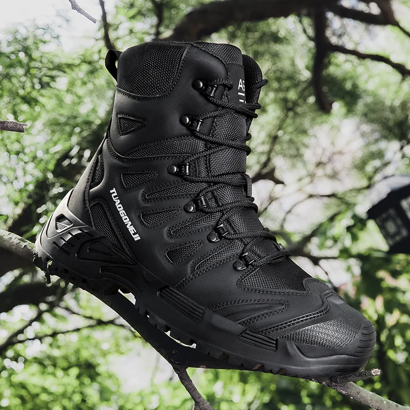 Men'S Shoes Hiking - Erkek Açık Yürüyüş Taktik Bot Ayak