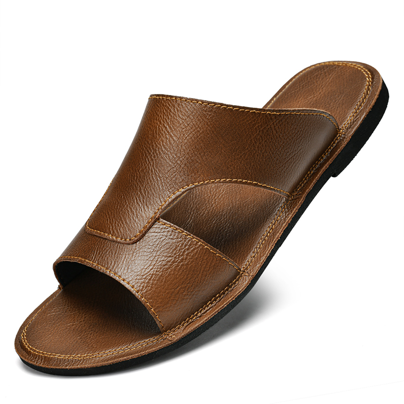 Shoes Heels Men - Erkek Siyah Kahverengi Düz Topuklu PU