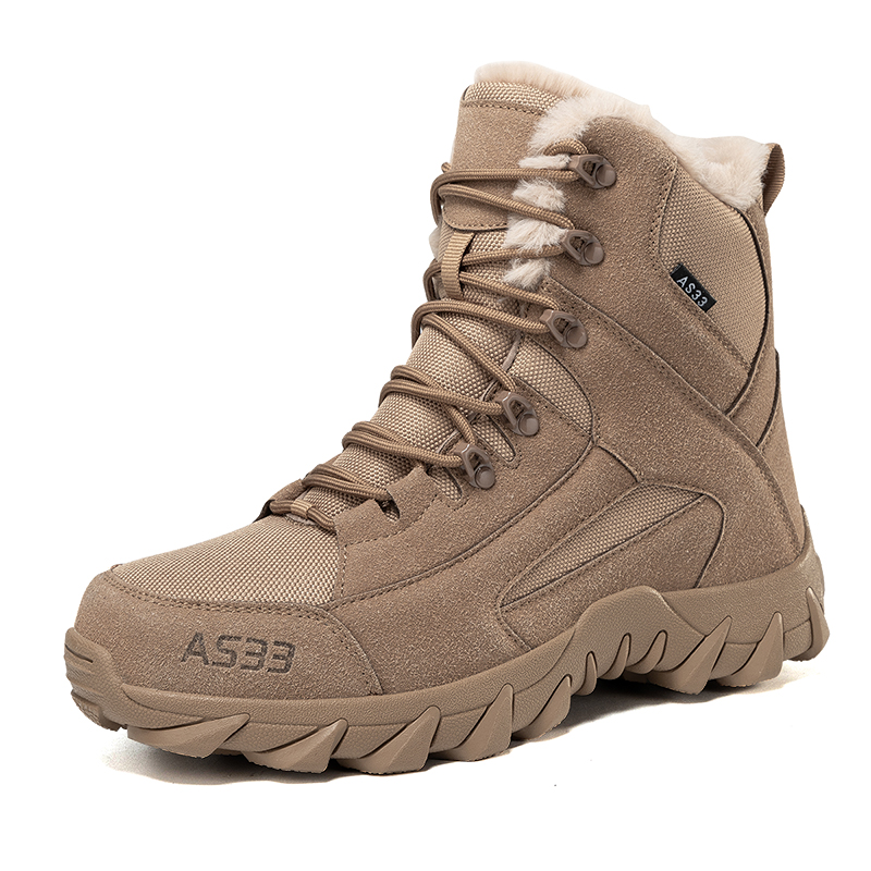 Men'S Shoes Hiking - Erkek Yüksek Bilekli Yalıtımlı Taktik Botlar,