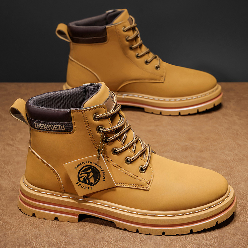 Men'S Shoes To Increase Height - Erkekler için Sonbahar ve Kış Retro