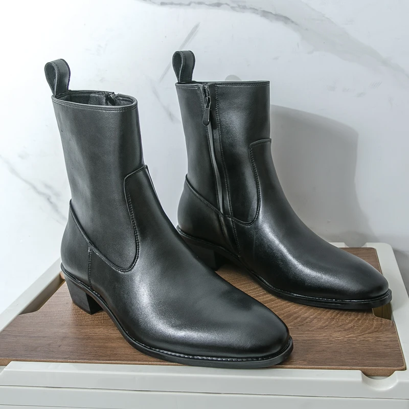 Klasik Rahat Bilek Botları Bot - Men'S Shoes Business Casual incelemesi ve fiyatı