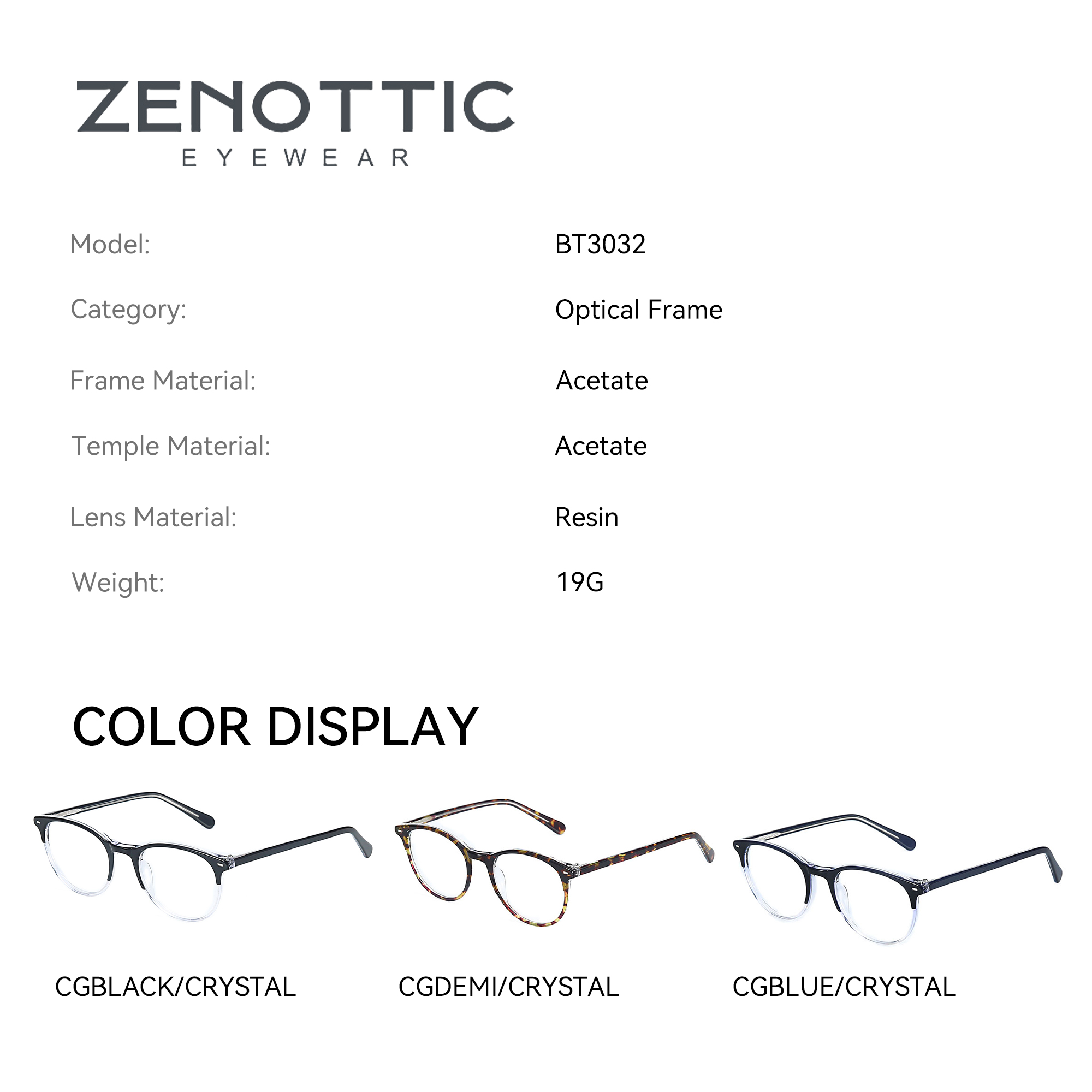 ZENOTTIC Asetat Yuvarlak Reçet - Men Shoes Zegna incelemesi ve fiyatı