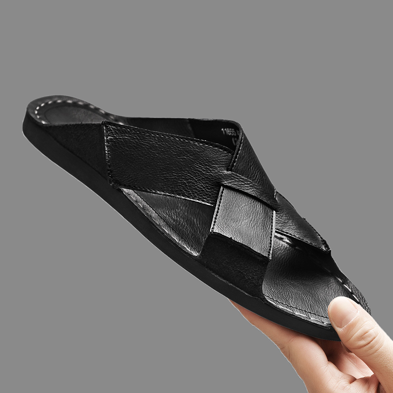 Moda Hakiki Deri Erkek Terlik  - Men'S Shoes Qn incelemesi ve fiyatı
