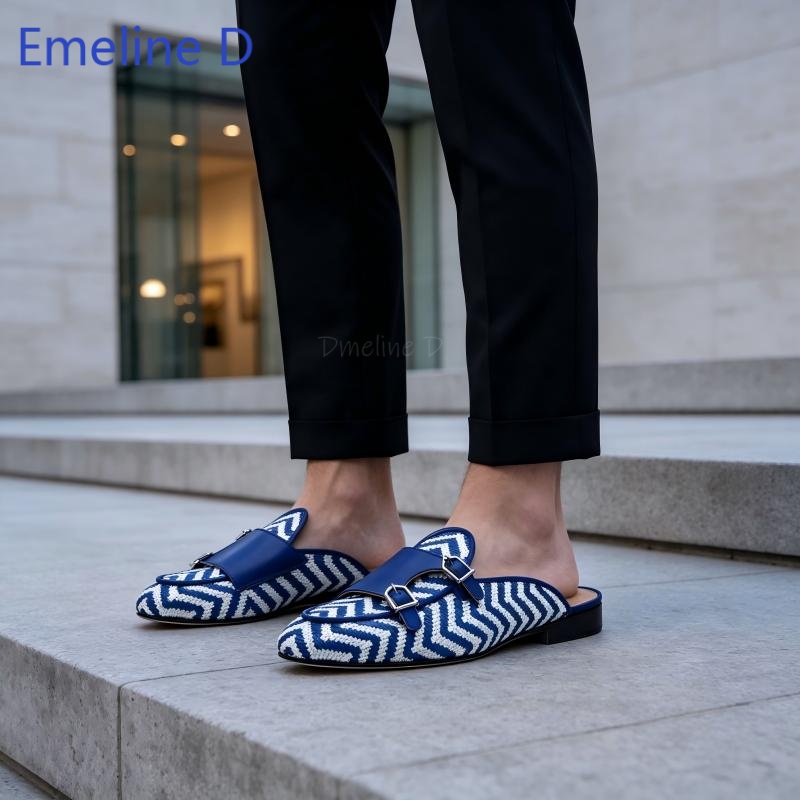 Dokuma Kumaş Sırtı Açık Loafer - Shoes Heels Men incelemesi ve fiyatı