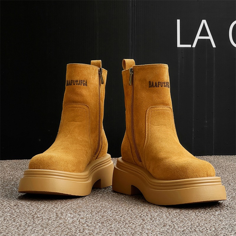 Kışlık Avrupa Amerika Retro Ka - Men'S Shoes To Increase Height incelemesi ve fiyatı
