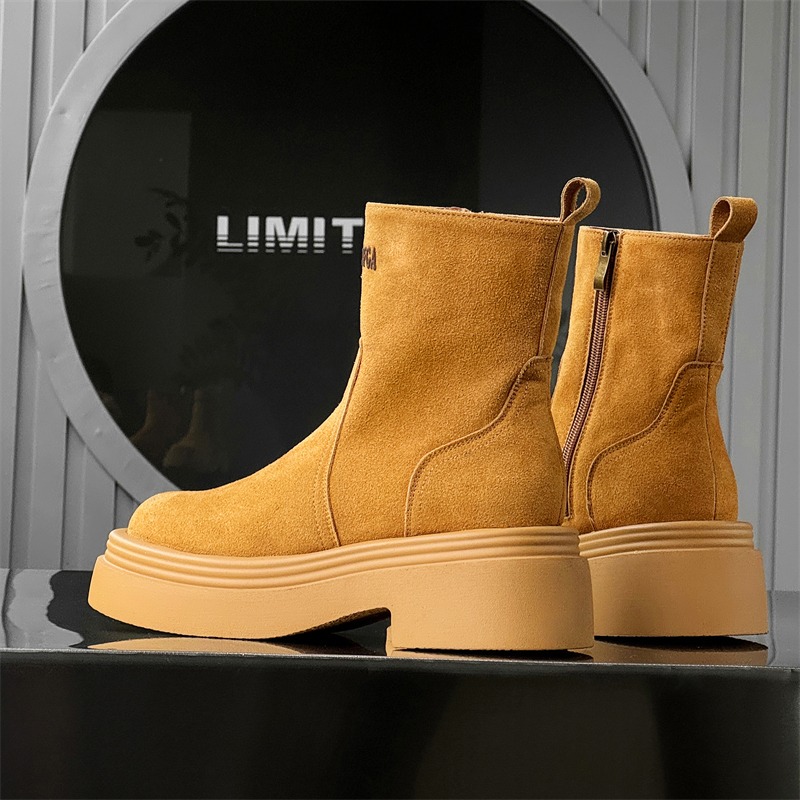 Kışlık Avrupa Amerika Retro Ka - Men'S Shoes To Increase Height incelemesi ve fiyatı