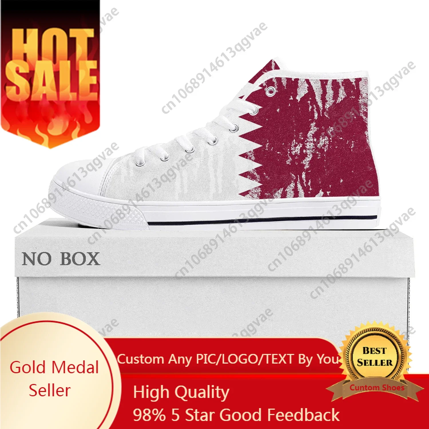 Katar Bayrağı Desenli, Yüksek  - Men Shoes Qatar incelemesi ve fiyatı